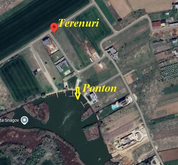 Izvorani, Delta Snagov la 100 m lac, vanzare teren de colt Ilfov 740 mp.